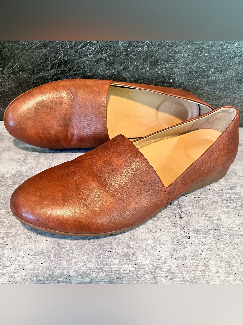 Dansko Larisa Slip On Flats, 41 (11-11.5), Saddle Milled Brown, EUC - Picture 9 of 15